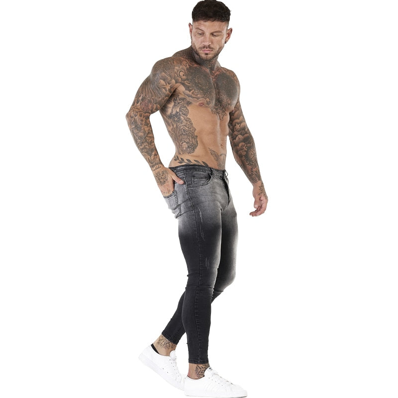 Faded Grey-Black Jeans