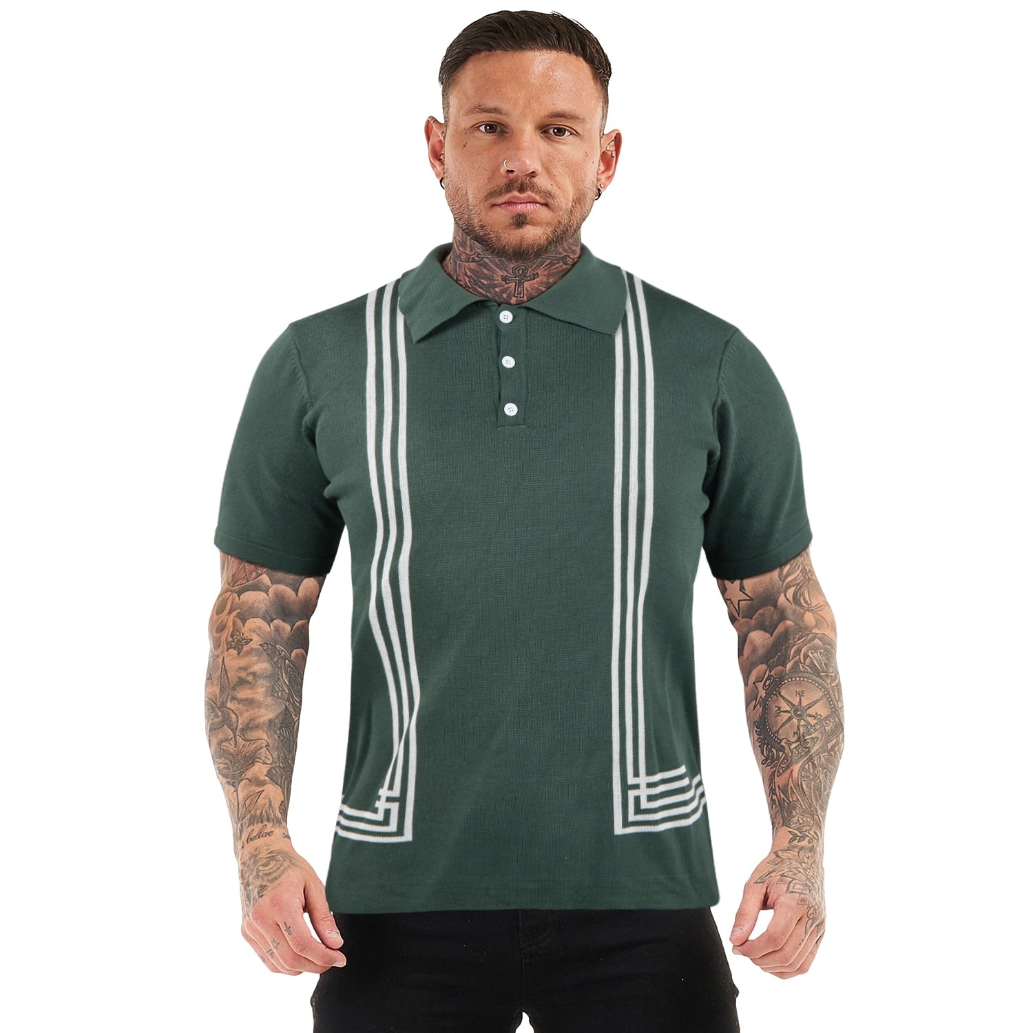 PREMIUM SHORT SLEEVE SLIM FIT POLO - GREEN