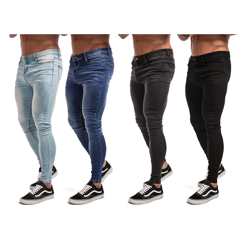 Men's Super Skinny Jeans-FITNESS ENGINEERING